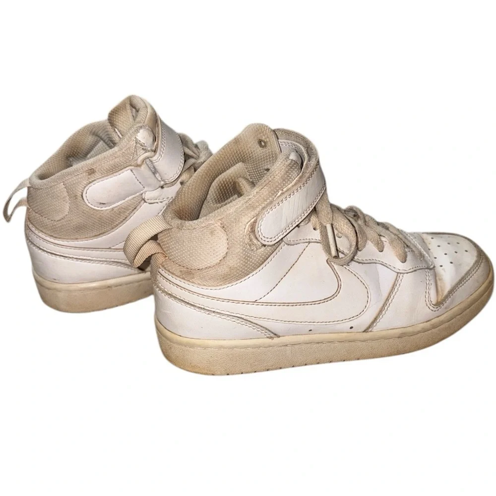 Nike Court Borough Mid 2 GS White Youth 4Y / Women’s 5.5 - Picture 1 of 6